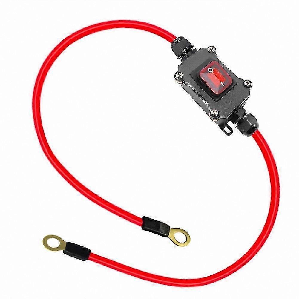 12V-24V DPST Waterproof Inline Switch with Quick Connect/Disconnect Terminal, 25A IP67 for Automotive and Marine Use