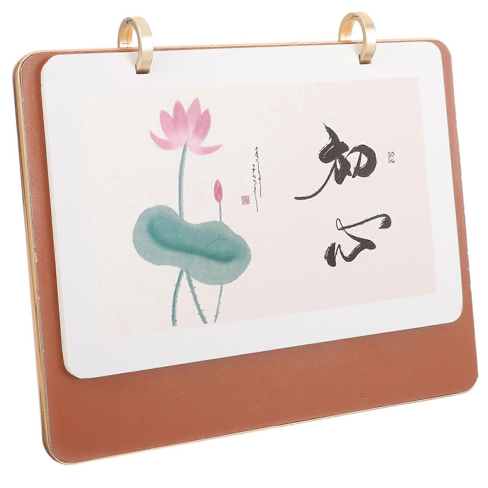 Desk Calendar 3Pcs for Monthly Use Wood Tabletop Calendar 2024