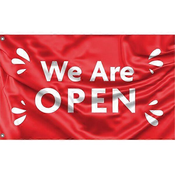 We Are Open Red Flag FG746