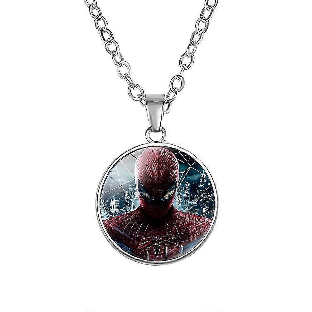 Collier Spider-Man, pendentif gemme temps.