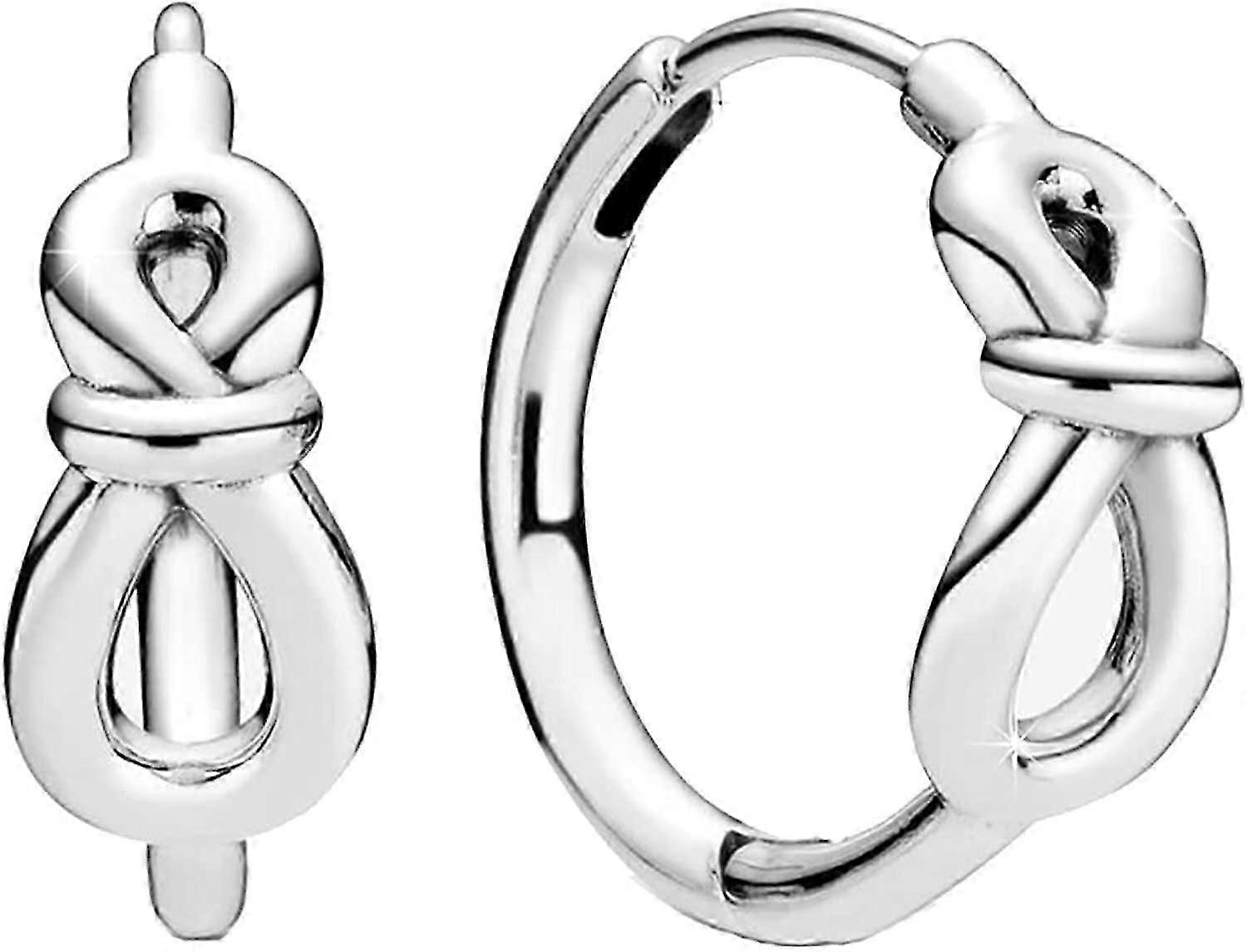 S925 Sterling Sølv Hoop Stud Øreringe til Kvinder Post Multcolors Cubic Zirconia Sleeper Trendy Letvægts Allergivenlige Øreringe Fødselsdagsfest Jøde