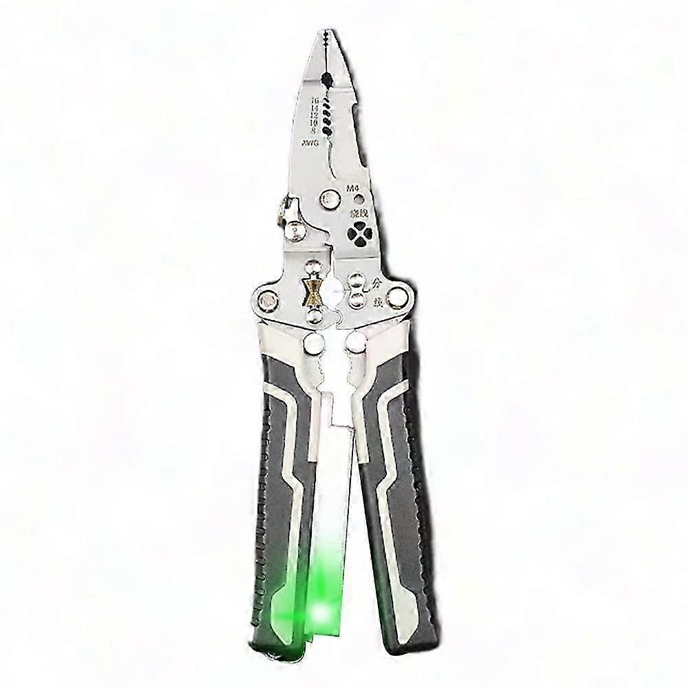 Multifunctional Electrician Pliers with Voltage Tester and Wire Stripper for Home Use