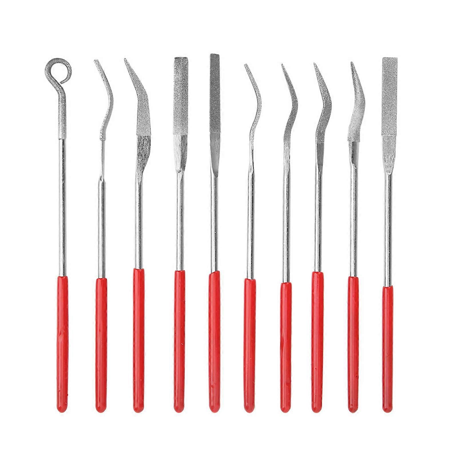Jeu de limes diamantées, outils manuels multifonctions, abrasifs, de forme spéciale