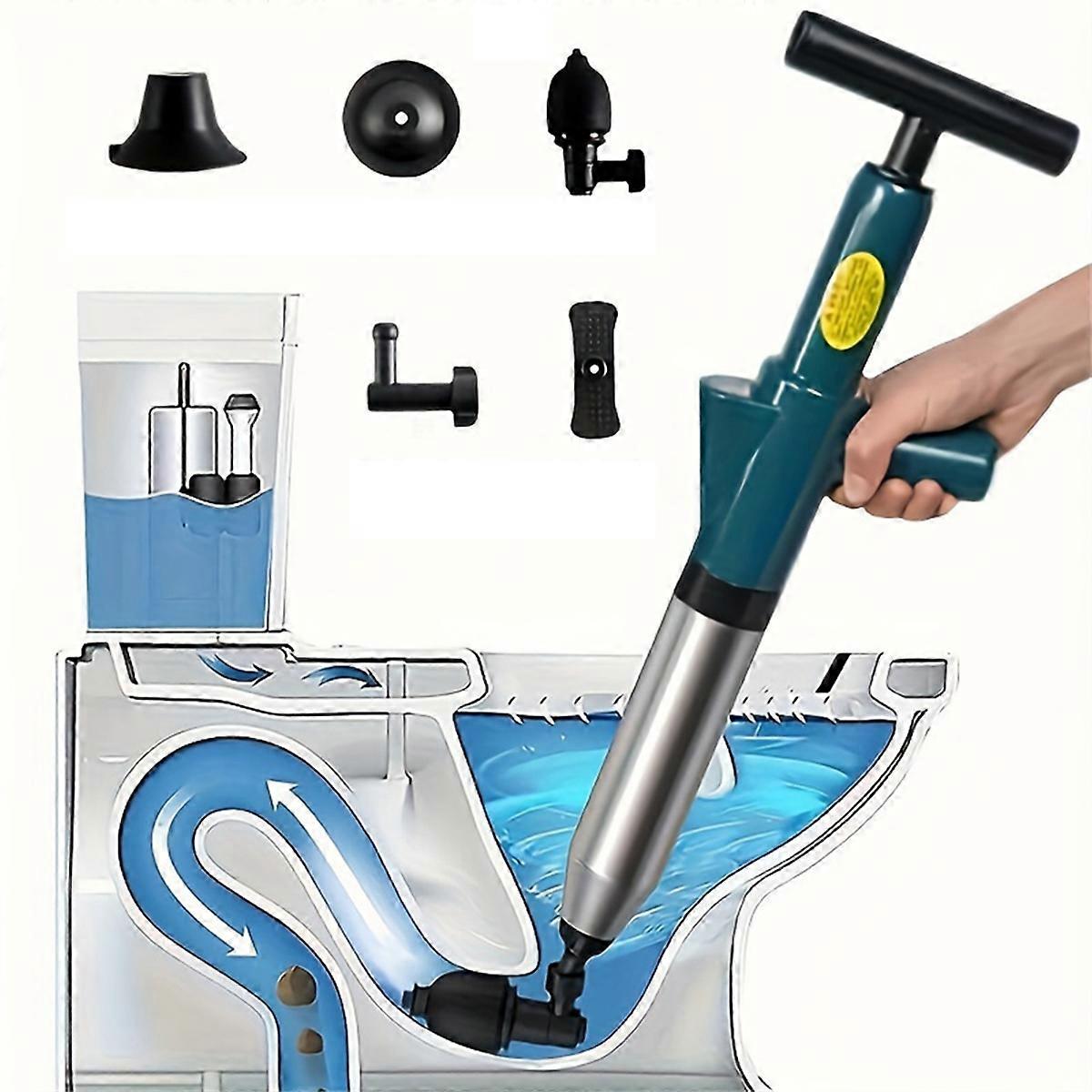 1 Set /6 Pieces, Pipeline Cleaning Tools,Professional Dredge Washbasin,Drain Pipe, Squat Pit,Steel T