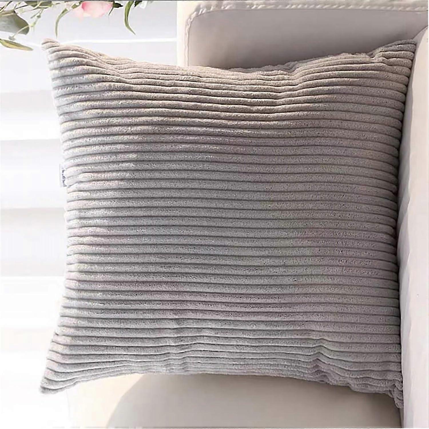 Super King Size Pillow Cases Extra Large Square 50x50cm Soft Cushion Covers With Invisible Zipper Color 3 Set of 1