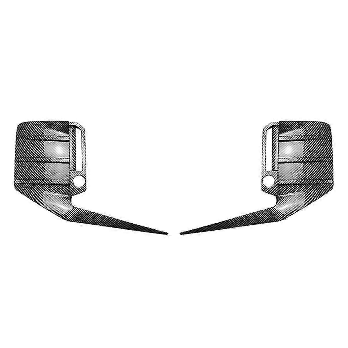 Car Rear Bumper Air Vent Side Wind Blade Spoiler Indicator Light Trim for 2 Series M2 G87 MP 2023+ Carbon Fiber