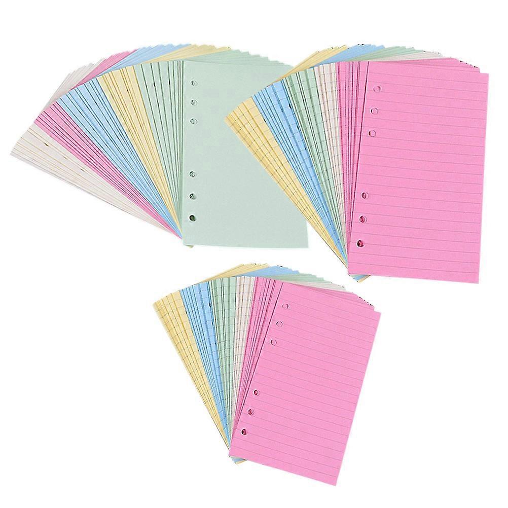 Loose Leaf Paper Notepad Replacement for Writing Use 3Pcs Assorted Color