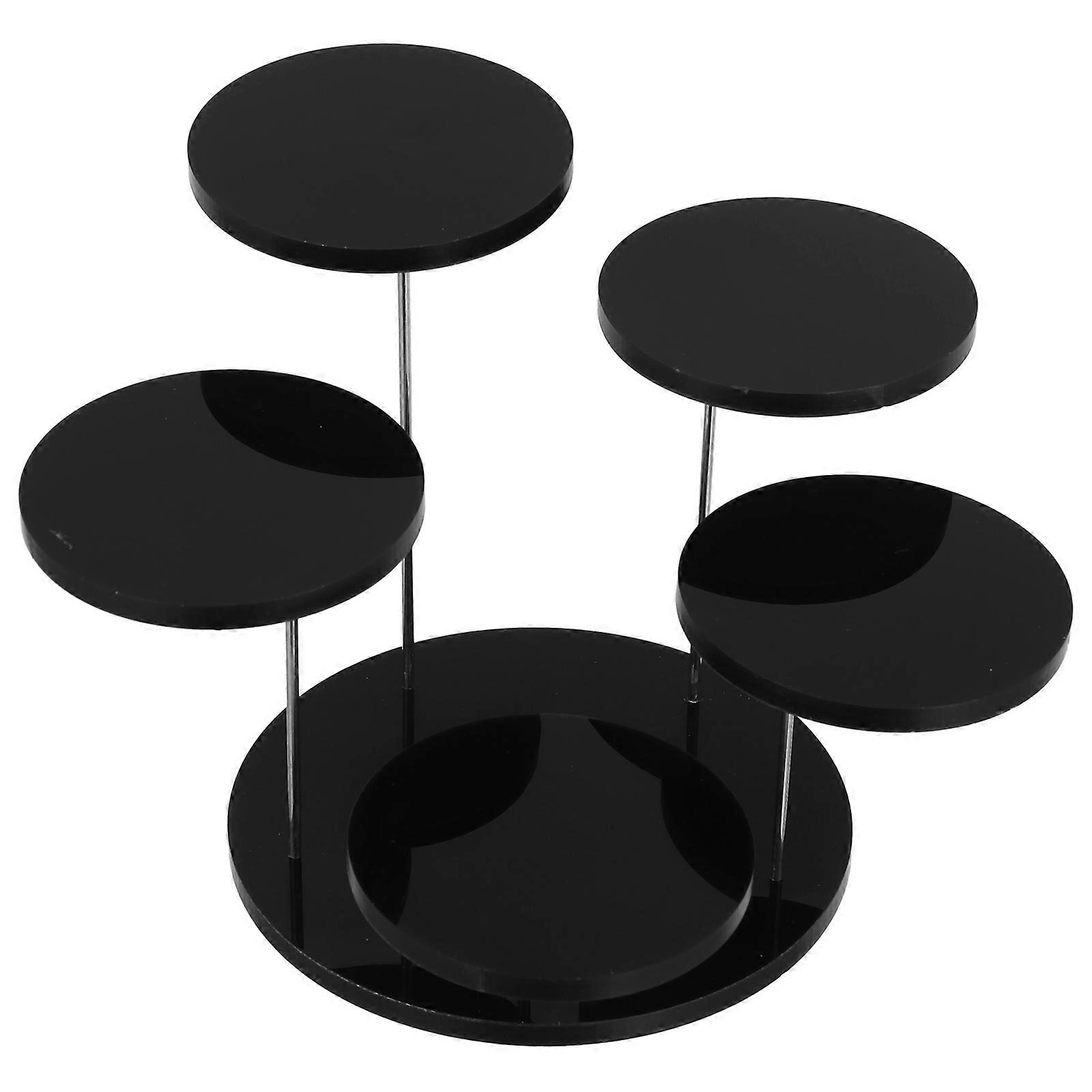 Jewelry Display Stand Acrylic Multi-layer Rings Display Rack Sleek Organizer 1Pcs