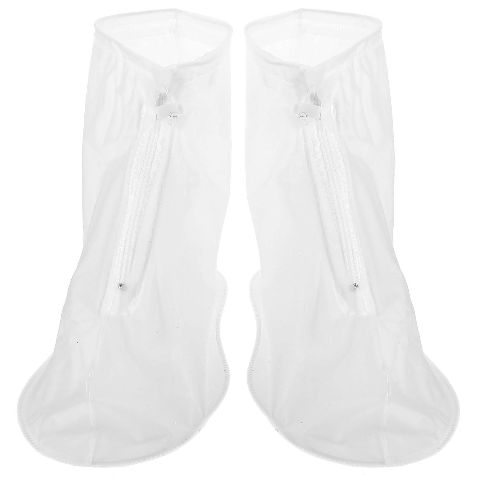 3Pcs Pair Waterproof Boot Covers Rainproof Shoe Covers for Outdoor Use