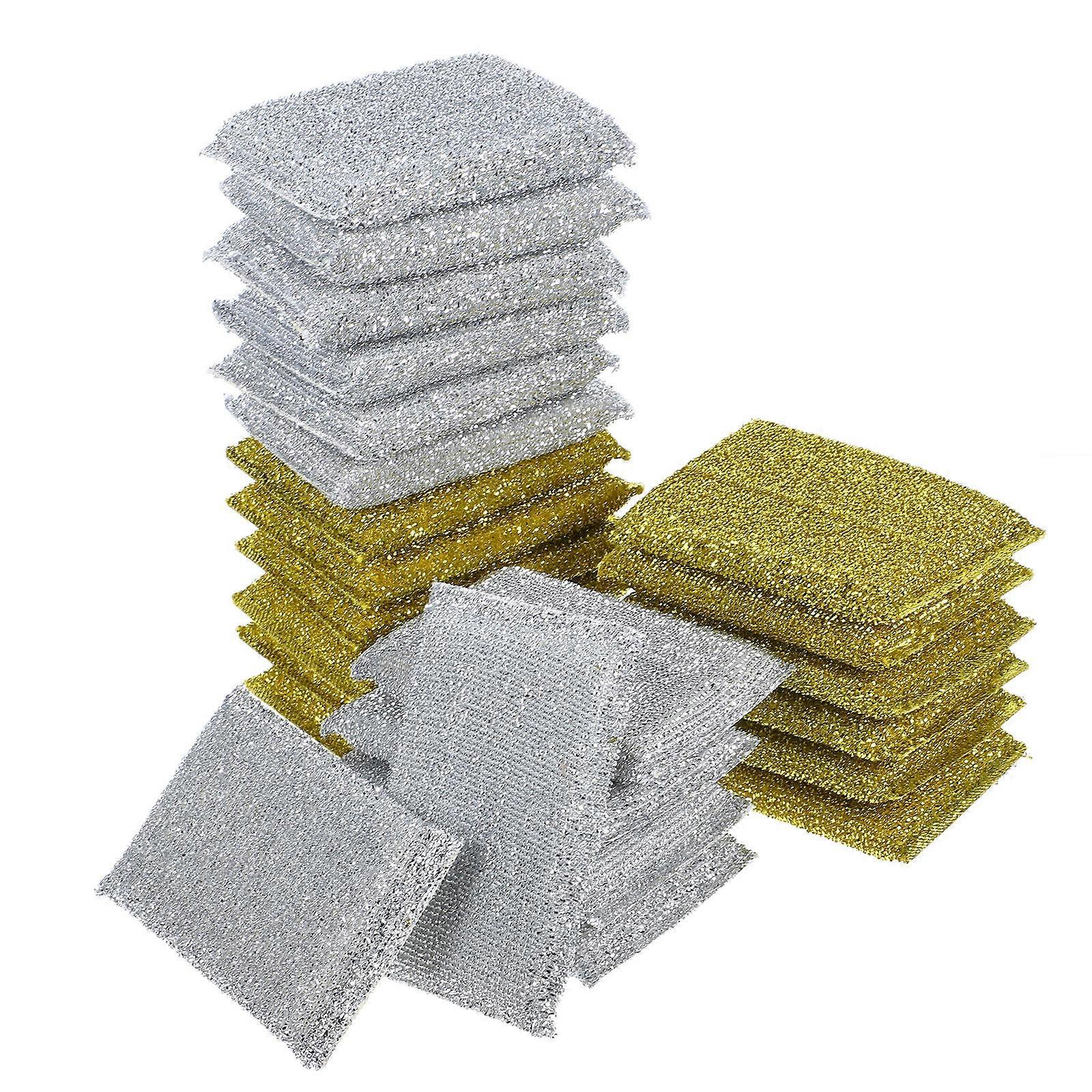 Kitchen Cleaning Cloths Scrubbing Sponge Home Users Sponge Material 24Pcs