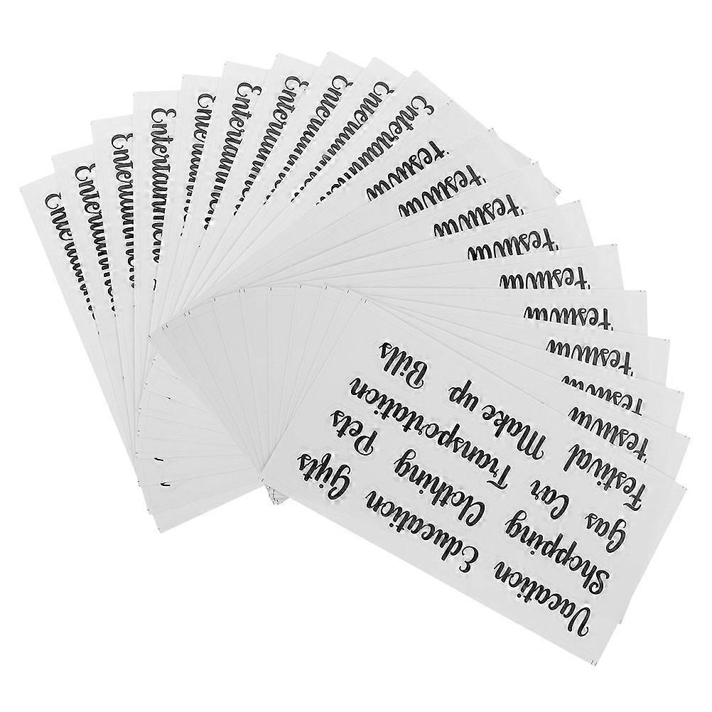 Classifying Budget Sticker Cash Envelope Label for 48Sets