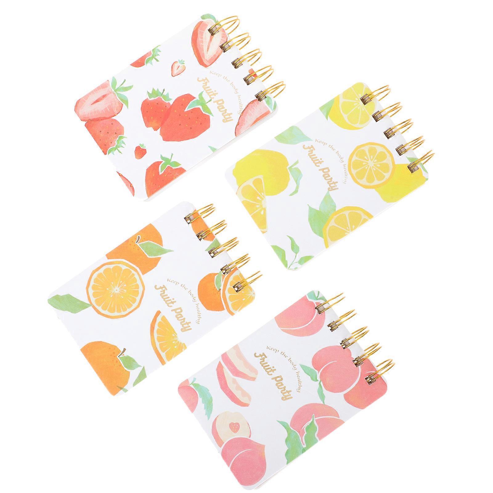 20 Pcs Multi Color Note Pads Mini Notebooks Perfect For Study Room Memo Recording With Spiral Design