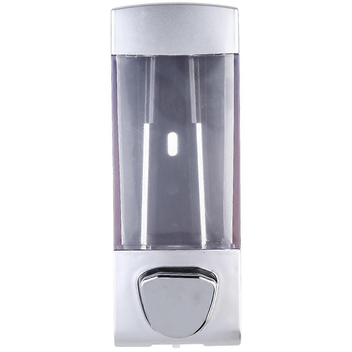 Hand Bottle Press Pump Dispenser for Bathroom 3Pcs Silver Wall-Mounted