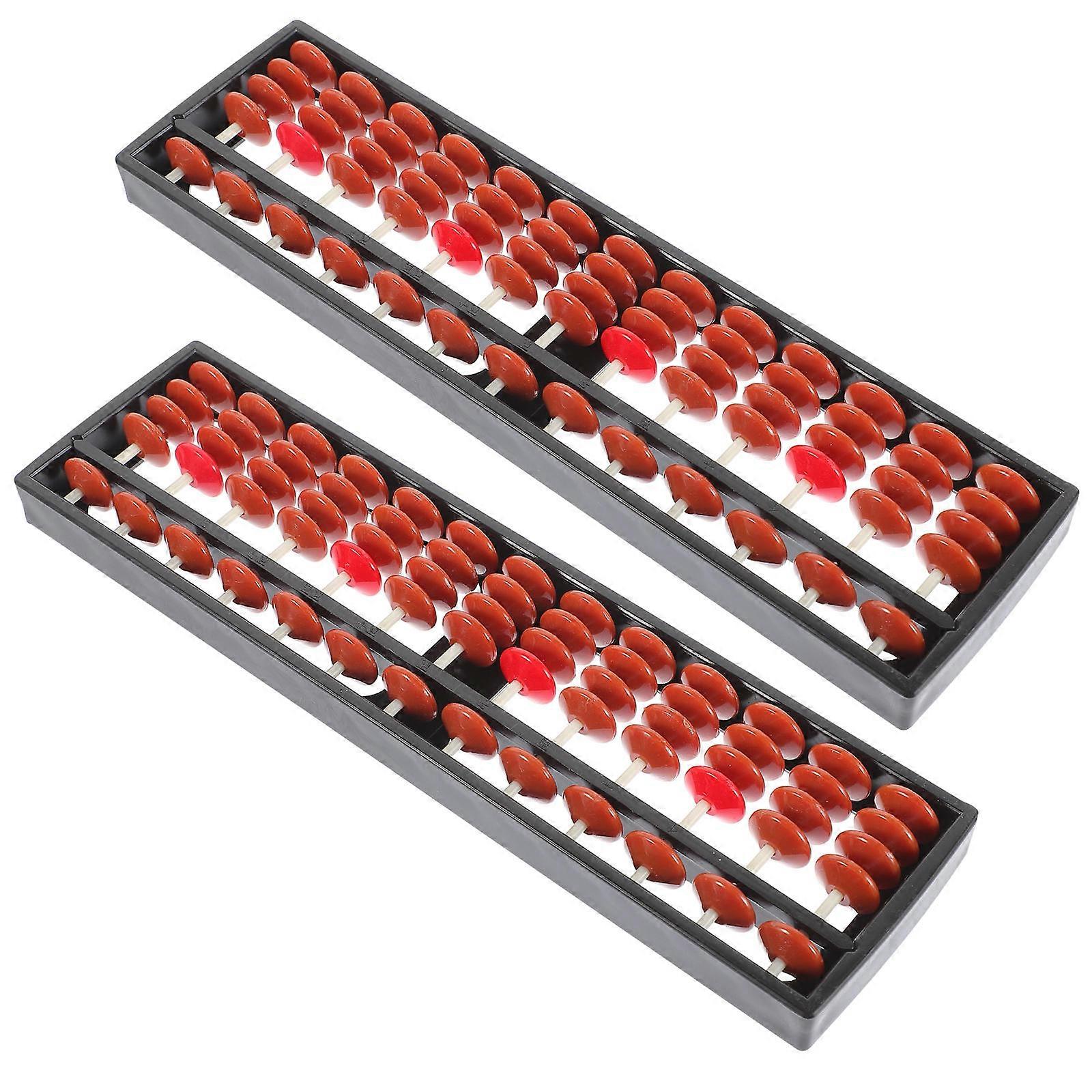 Abacus ToddMomy Kids Math Tools Rectangular Style Early Learning Toy 2Pcs
