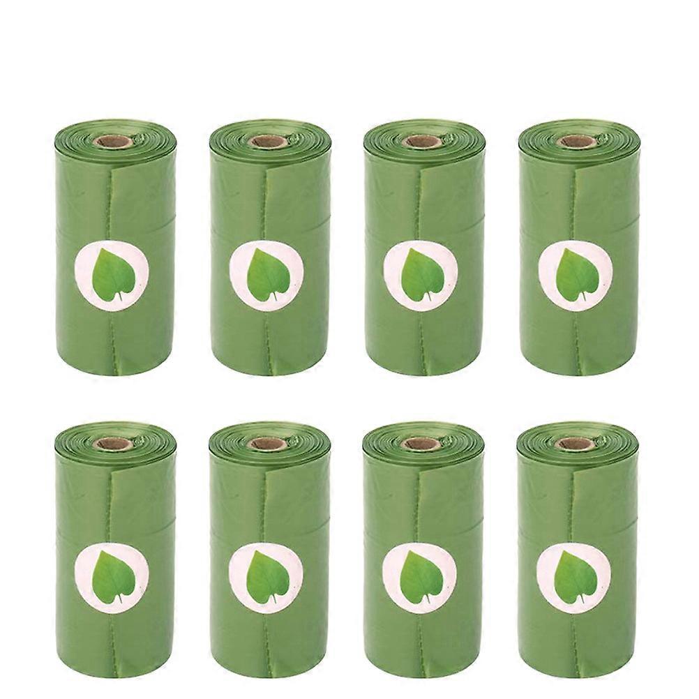 Environmentally Friendly Pet Waste Bag for Daily Use 8rolls Poop Bags