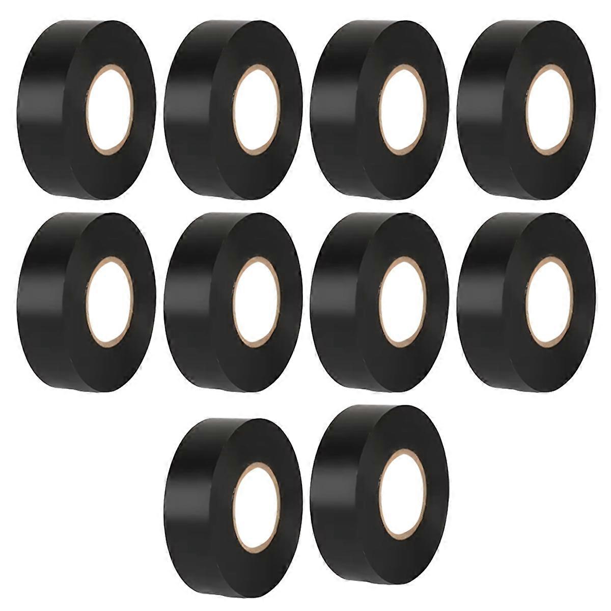 10 Rolls Electrical Insulation Tape for Indoor/Outdoor Use