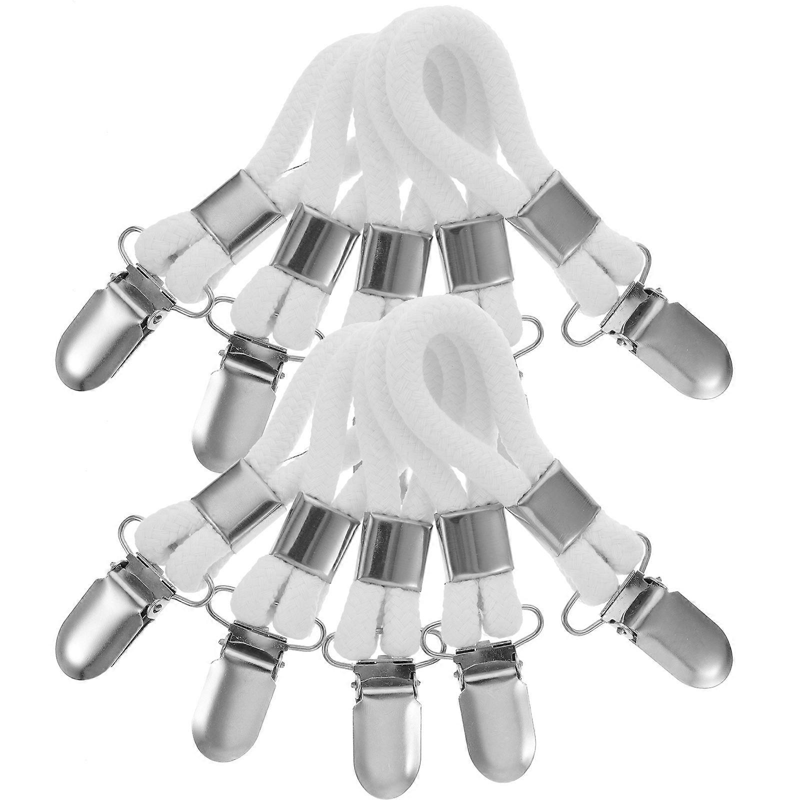 Sturdy 50Pcs Towel Clips Rectangular Shape For Cloth Storage In Bathroom Kitchen Bedroom Laundry Room