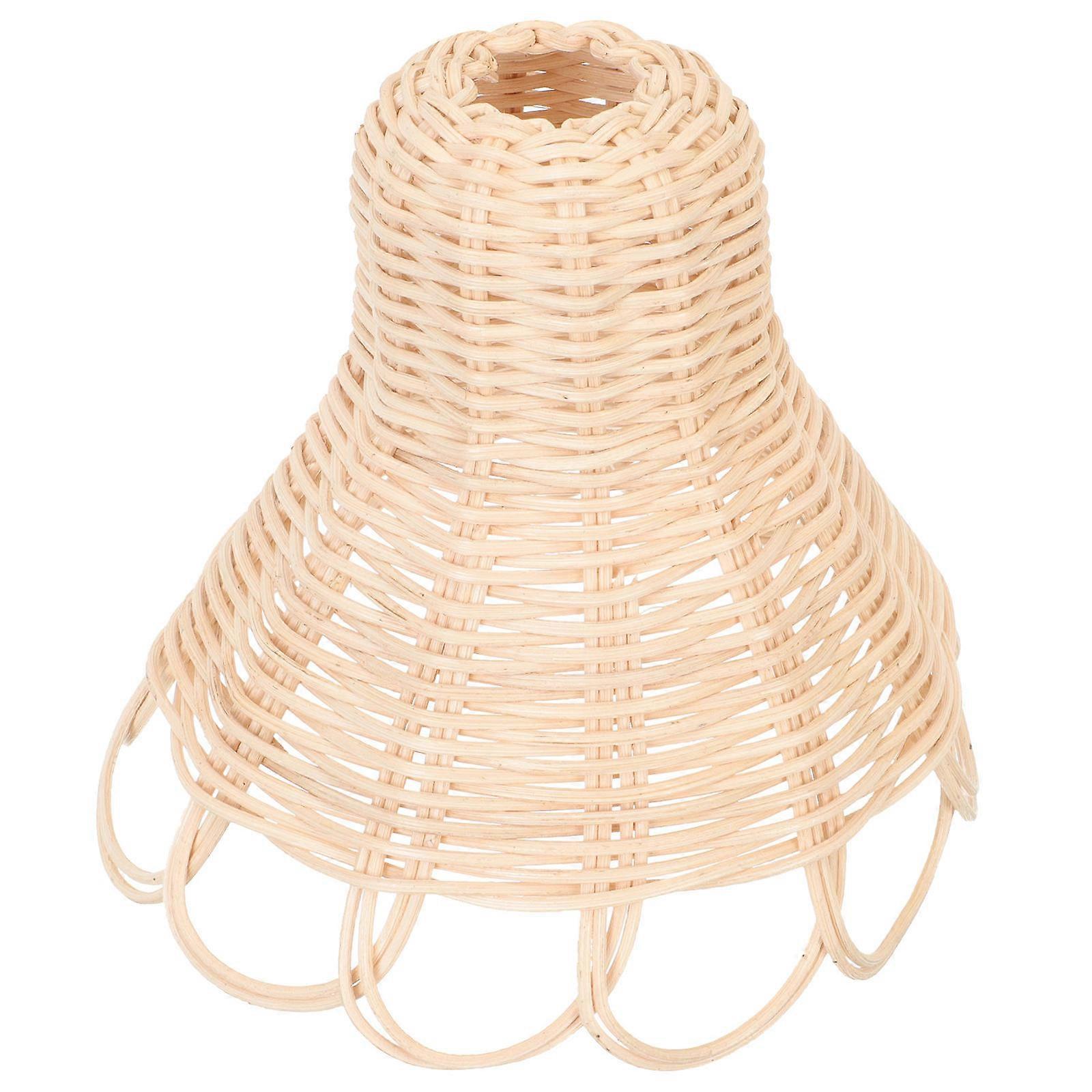 Woven Rattan Lamp Shade for Room Decor Pendant Light 1 Piece