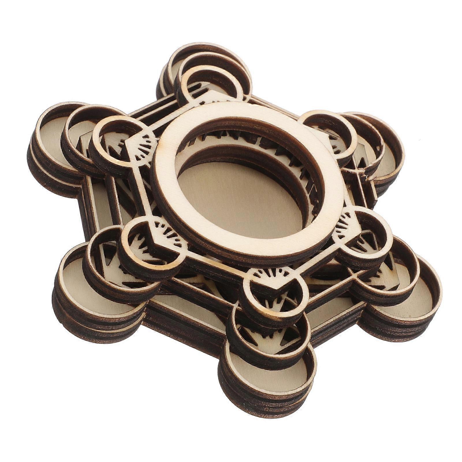 Decorative Wooden Crystal Ball Holder for Display Use One Unit