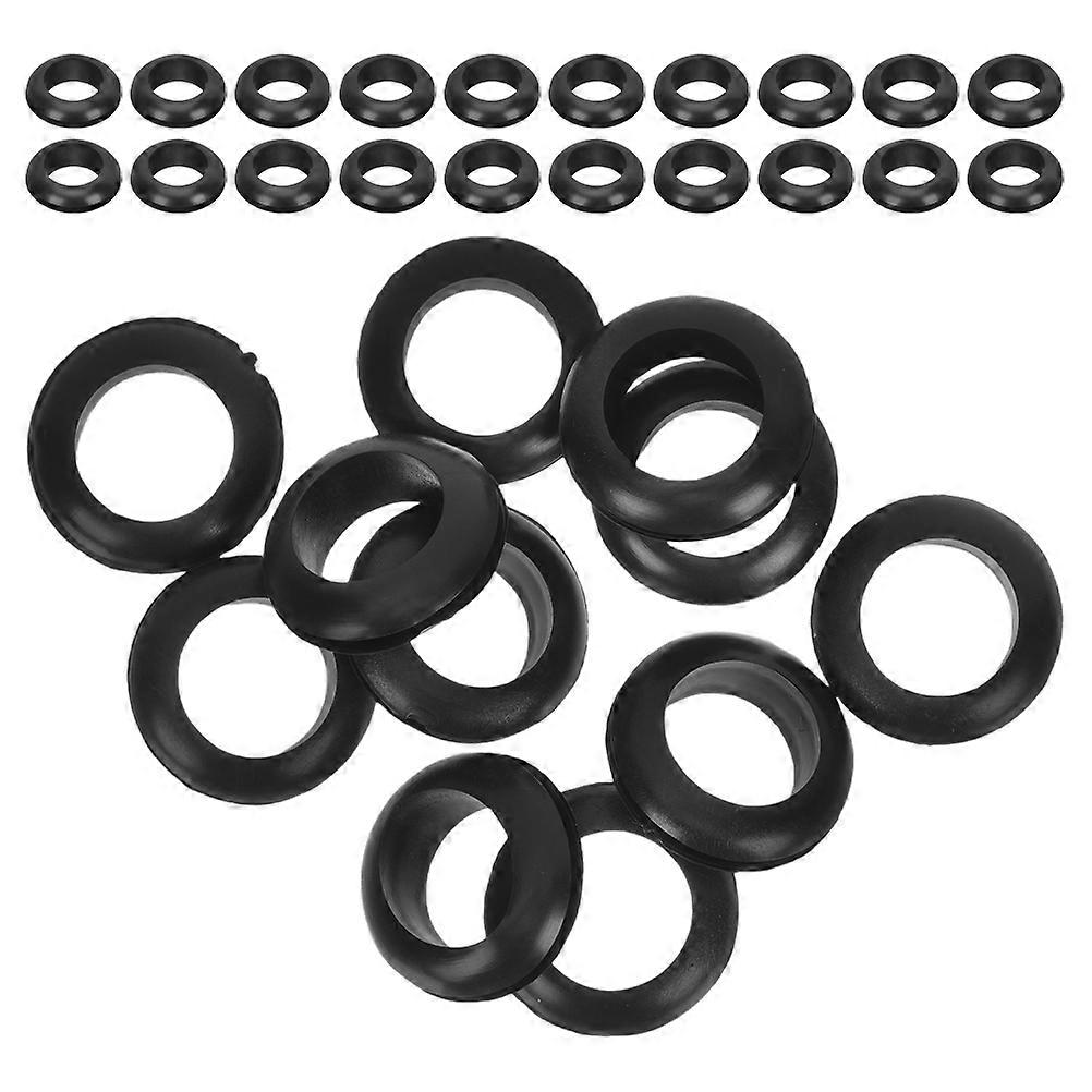 Clothesline Pole Hole Protective Rubber Cover for Home 100Pcs