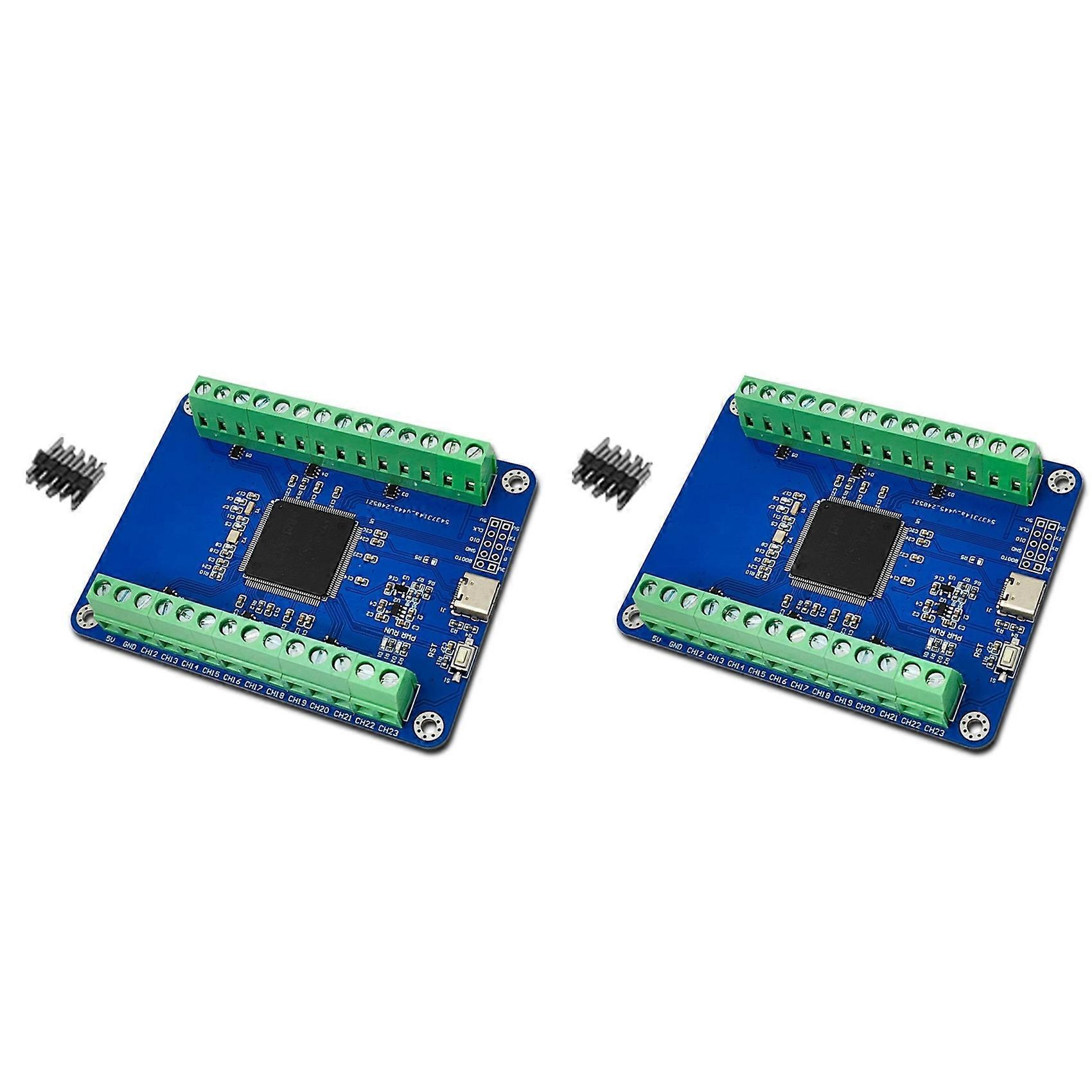 2X Sampling Module STM32F407ZET6 24-Channel 12Bit AD Sampling Module Data Acquisition Type-C Interface Module