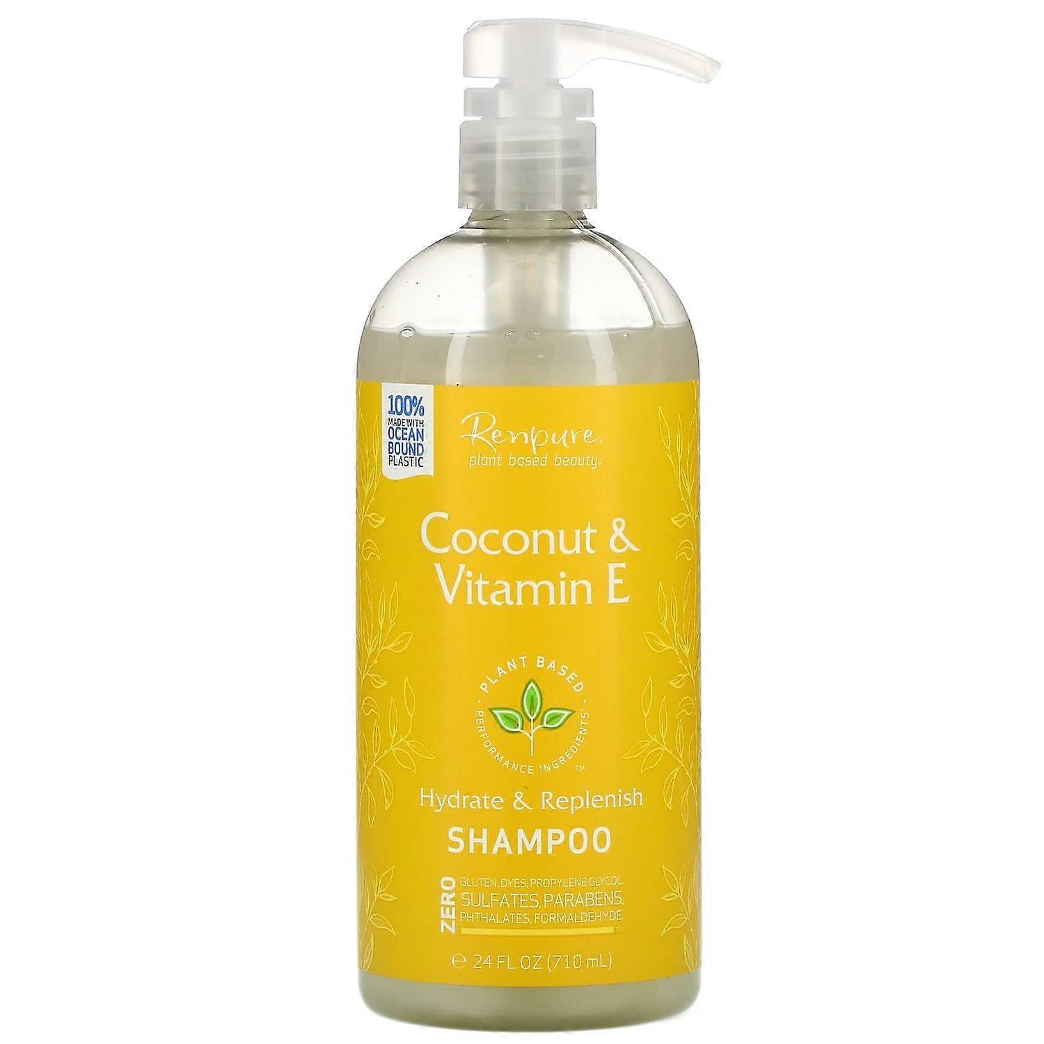 Renpure, Coconut & Vitamin E Shampoo, 24 fl oz (710 ml)
