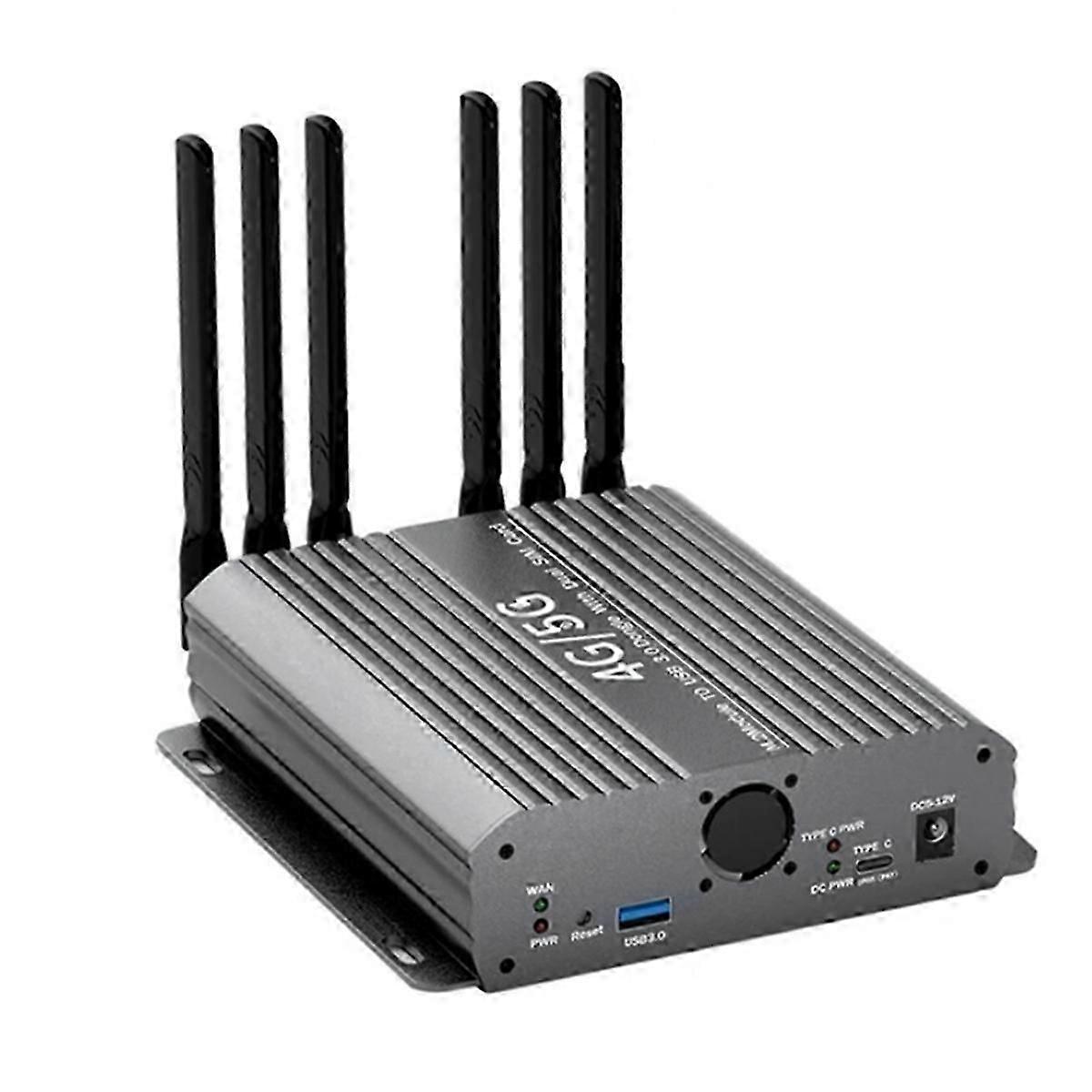 NGFF M.2 to USB 3.0 Adapter Wireless Card Riser Dual Cooling Fans SIM Card Slot for SIM/Micro-SIM/Na