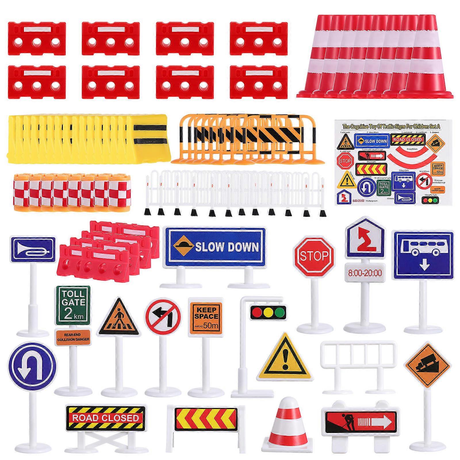 Traffic Signs for Kids Road Signs Set Child Traffic Education 1 Kit