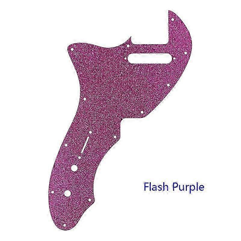 Xinyue Custom Guitar Parts - For Left Handed US Tele 69 Thinline Guitar Pickguard Scratch Plate Multicolor Choice Flame Pattern 26s