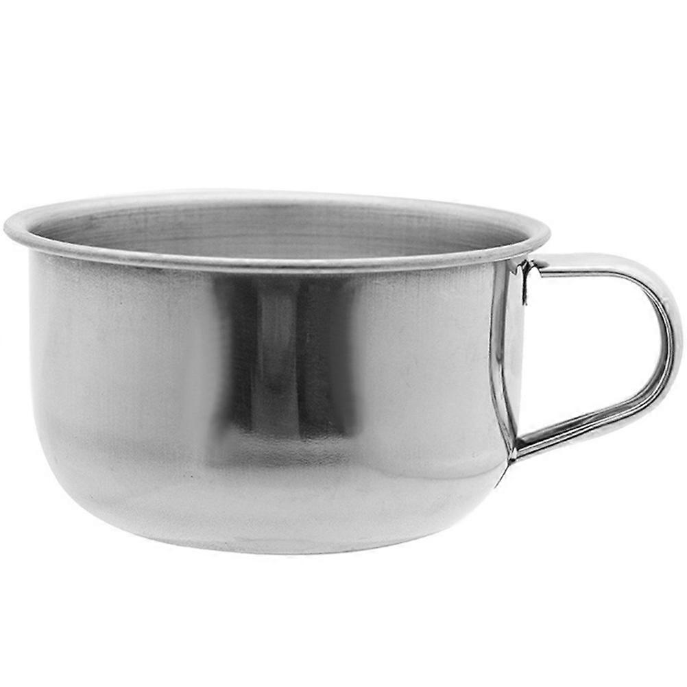 Shave Soap Bowl Stainless Steel Shaving Bowl for Men 3Pcs Smooth Surface Set