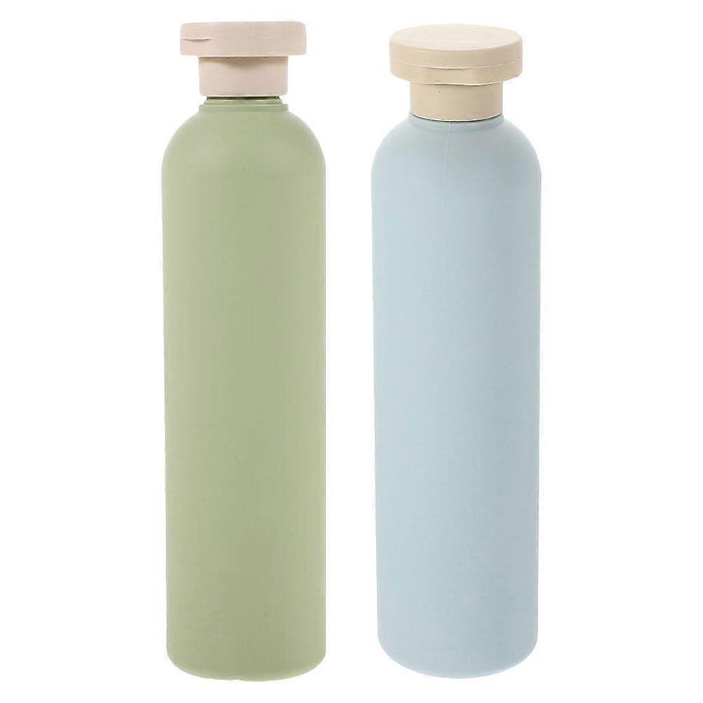 2Pcs Plastic Empty Squeeze Bottle Refillable Lotion Containers Cream Shampoo Leak Proof Travel Size Containers 260 ml Multi
