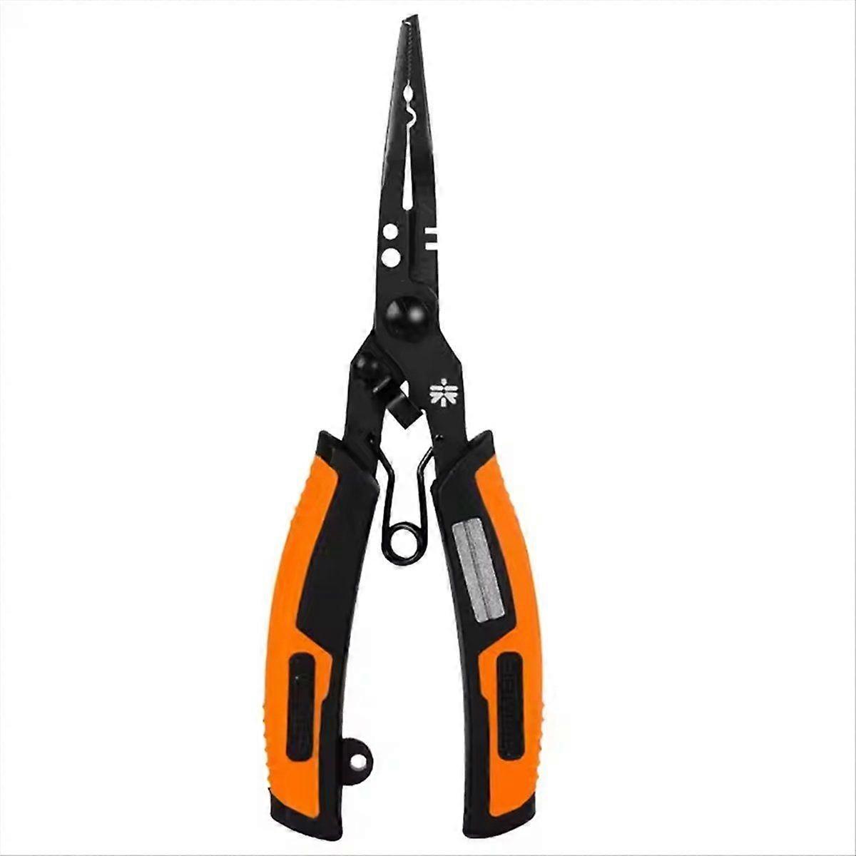 Fishing Pliers with Hook Sharpener Fishing Split Ring Pliers