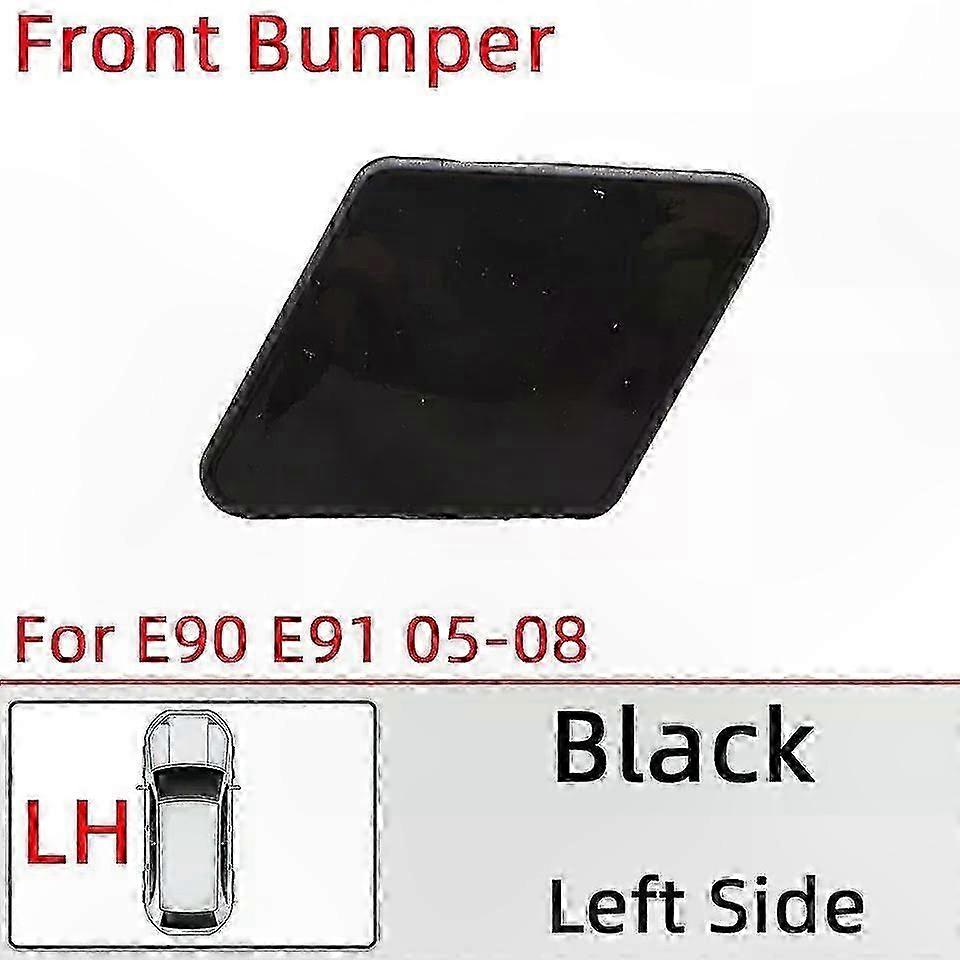 Headlamp Nozzle Cover For E90 E91 Lci 2005-2012 Headlight Cap Painted Lid Replacement Trim Accessory