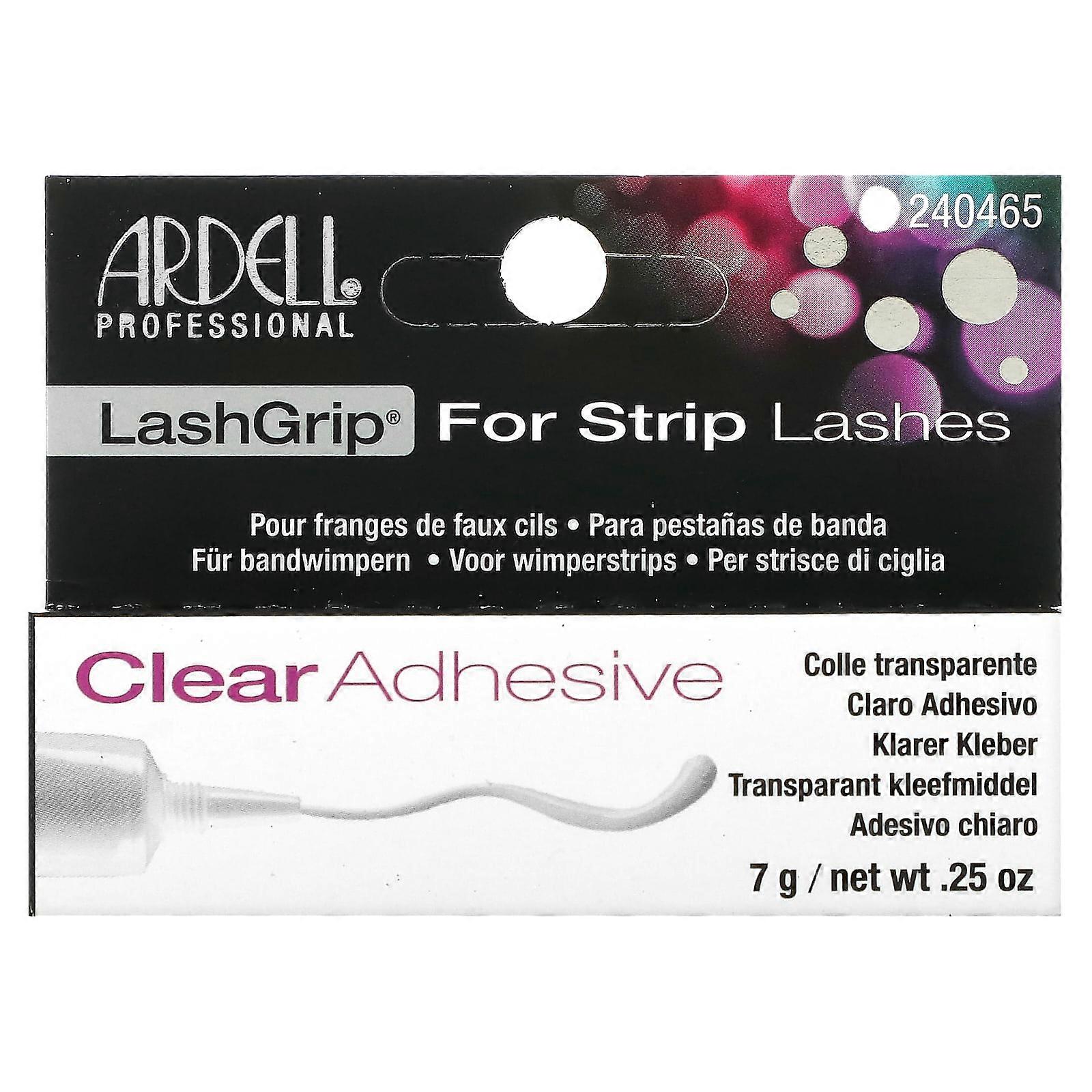 LashGrip, For Strip Lashes, Clear Adhesive, 0.25 oz (7 g)
