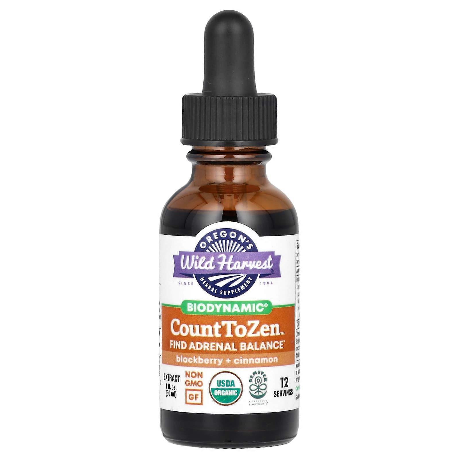 Biodynamic, Count To Zen Extract, Blackberry + Cinnamon, 1 fl oz (30 ml)