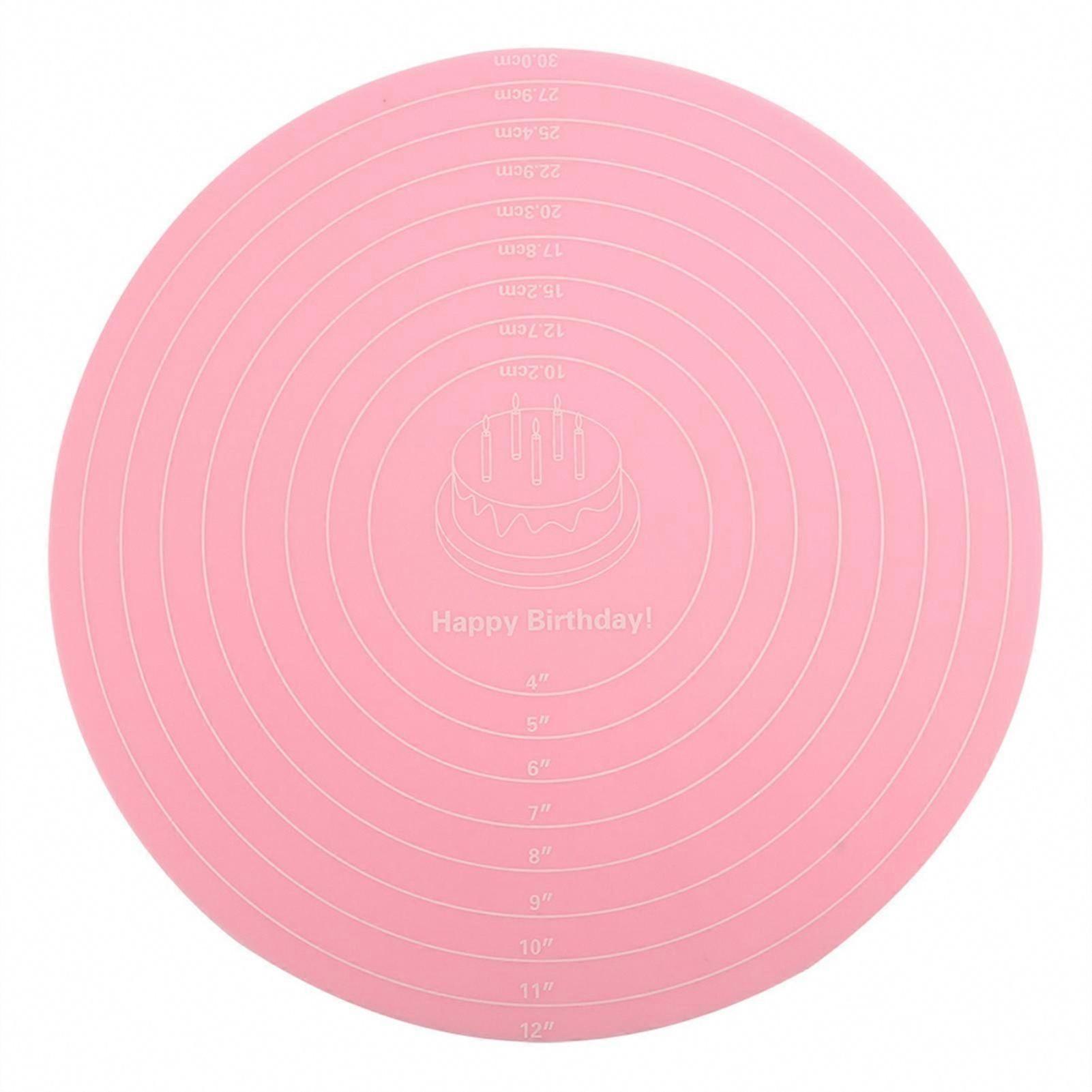 Heat Resistant Silicone Baking Mat with Measurements, Non-Stick Pastry Mat for Rolling Dough