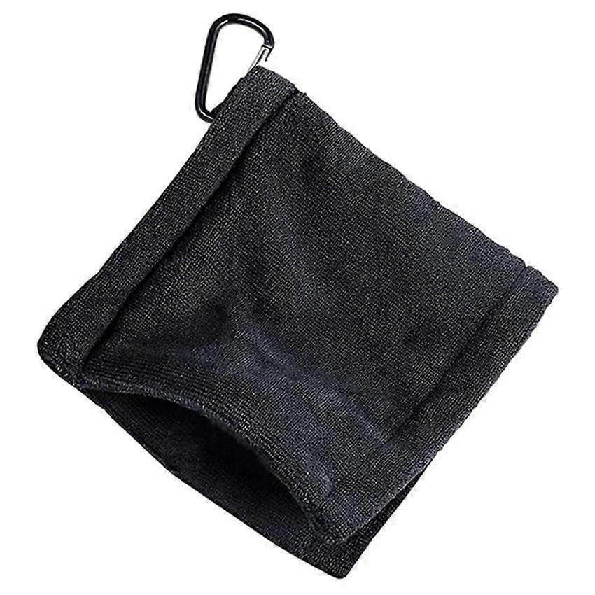Golf Ball Cleaning Towel Microfiber with Hook Multipurpose Wipe Cloth