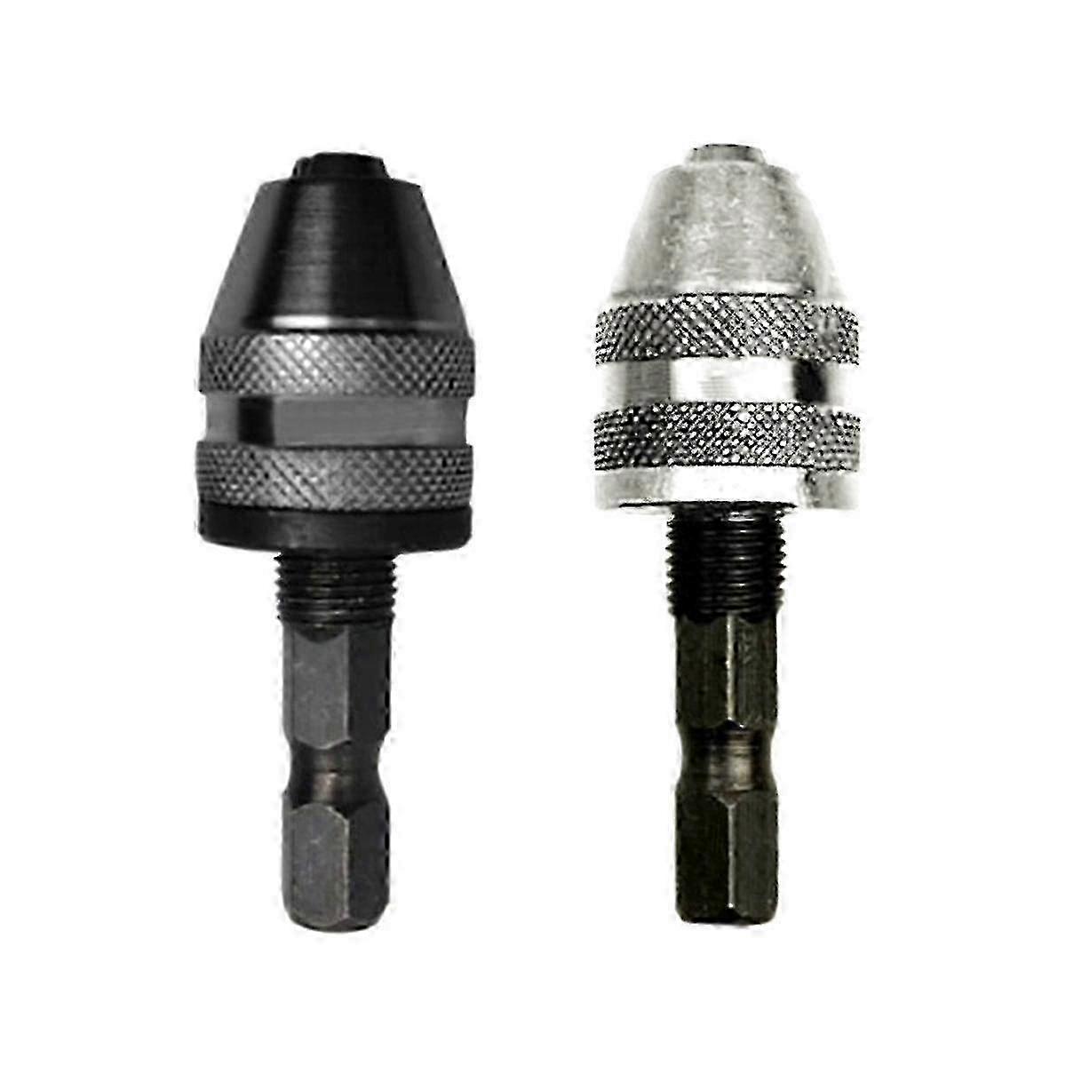 Hexdrill Keyless Chuck Impact Driver Adaptor for Electric Motor Clamp Hex 0.3