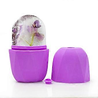Blue Ice Face Roller Silicone Skin Massager Care Cube Mould Ice Mold Reusable