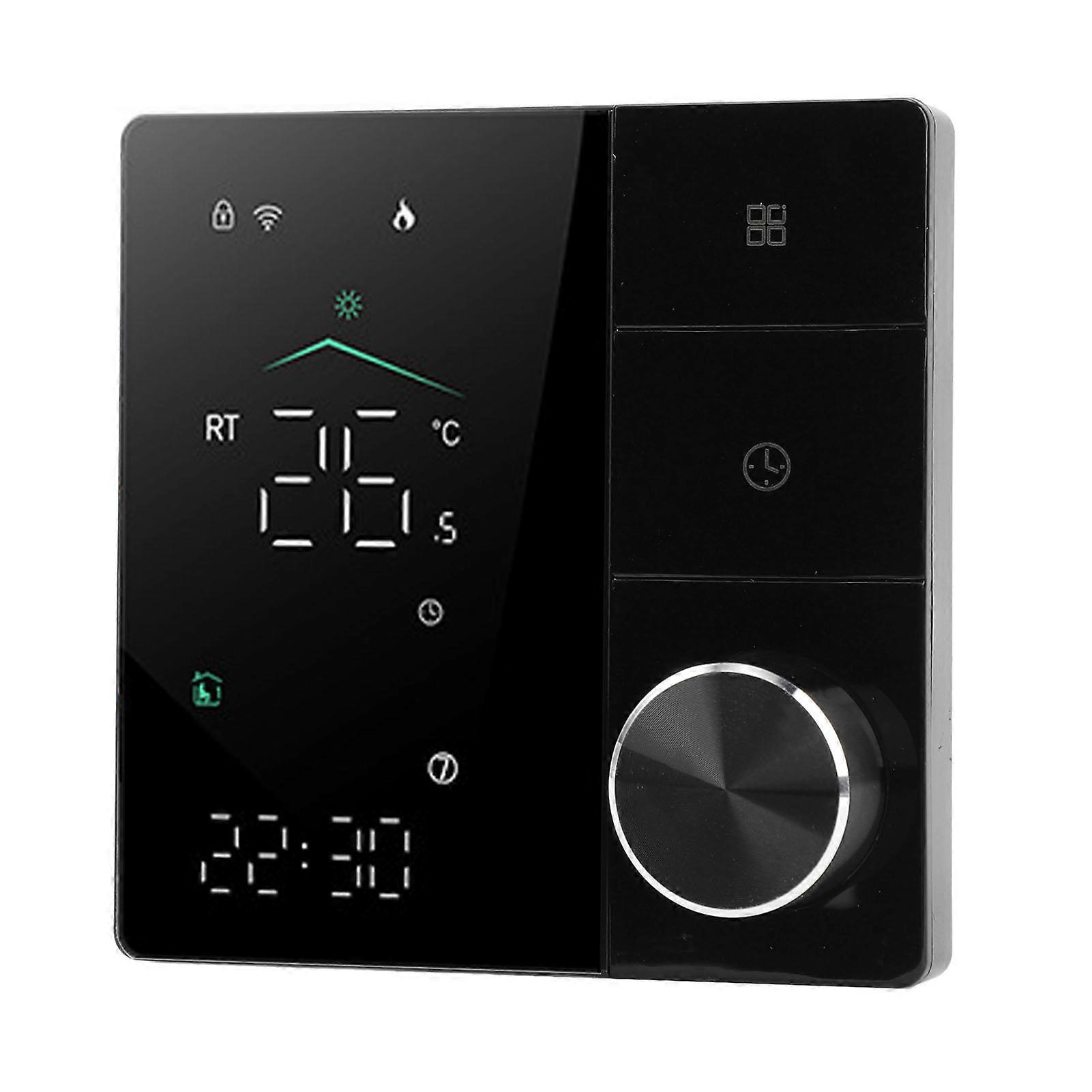 AC95‑240V Smart Thermostat Wifi Programmable Capacitive Touch Button Voice APP Control Home Thermostat for Water Heating 