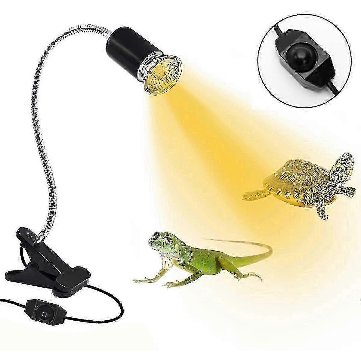 Versatile Reptile Lighting System, Reptile Heat Lamps Emitting UVA UVB Turtle Aquarium, Support Calcium Metabolism For Healthy Bone Growth In Yo miao4