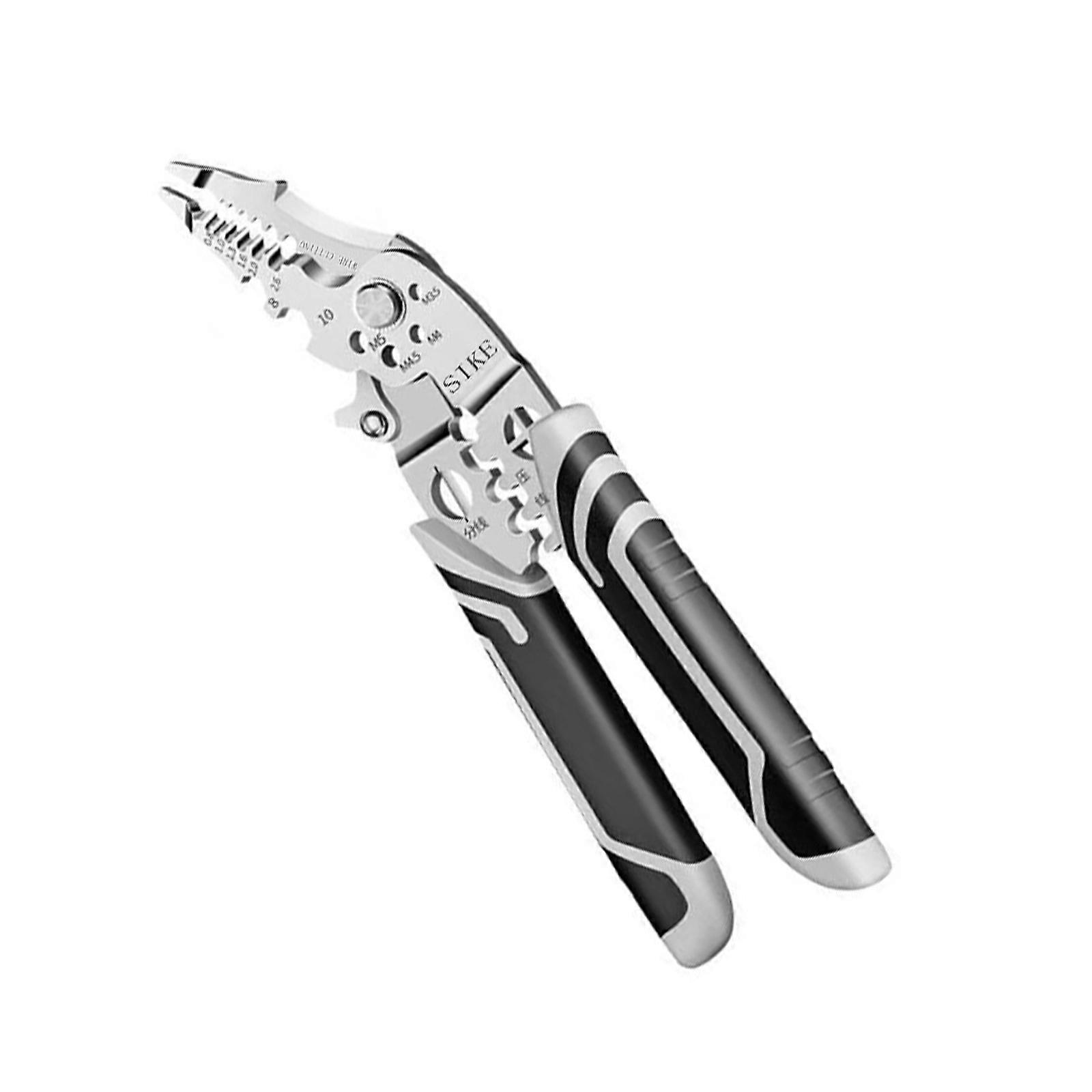 Multifunctional Wire Stripper Tool for Electricians with Adjustable Depth and Ergonomic Handle for Comfort Installations Multicolor