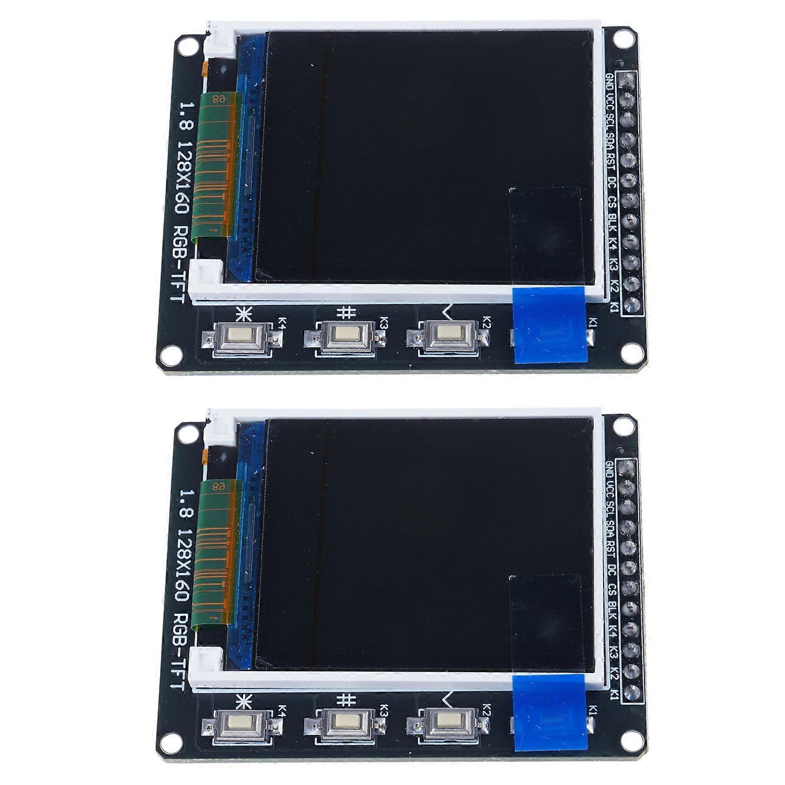 1.8Inch TFT LCD Display Module 128x160 SPI Interfaces ST7735S Driver SPI For Electronics Hobbyists LCD Display Board Multicolor