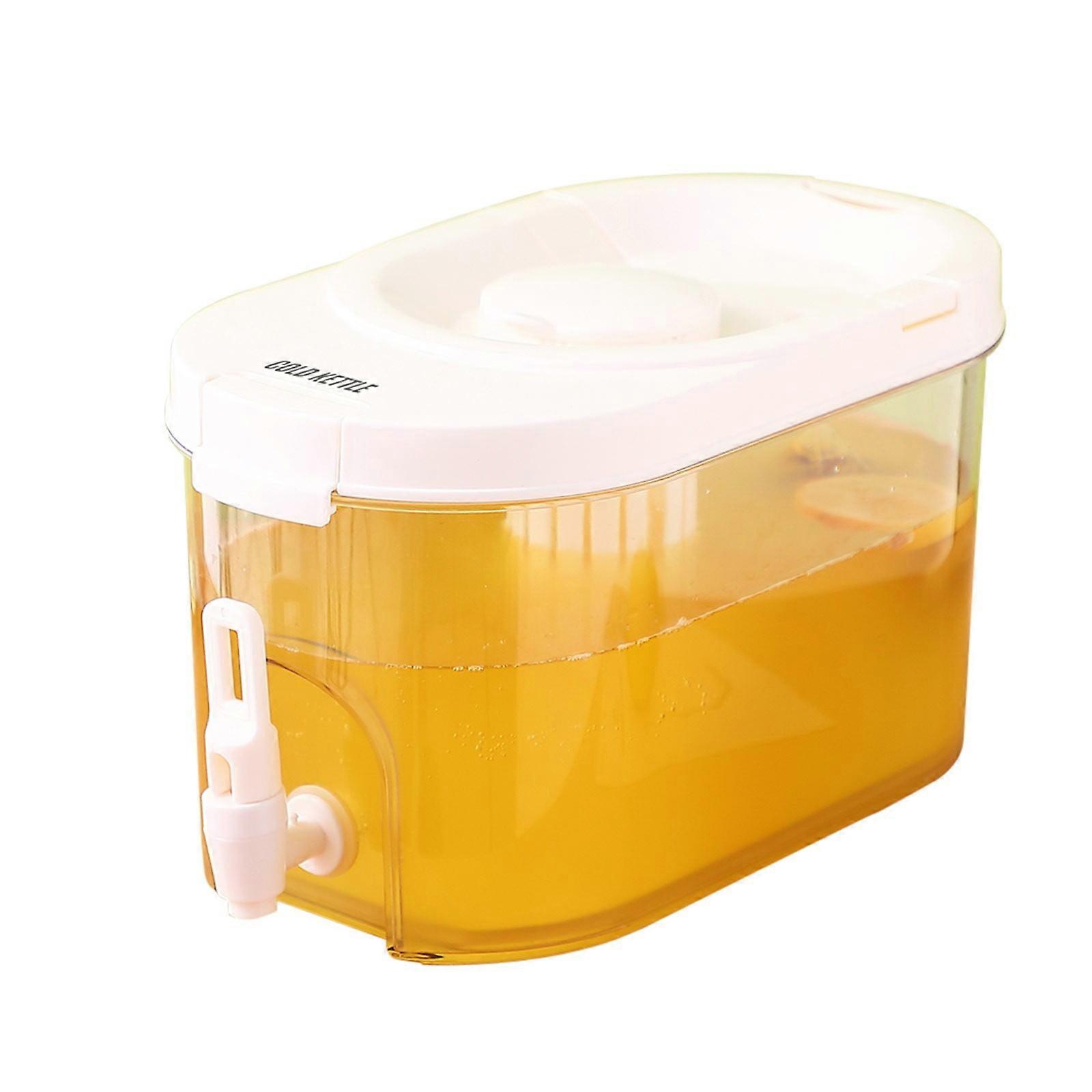 Giyblacko Storage Box Large Capacity Cold Water Pitcher With Ice Guard And Removable Infuser