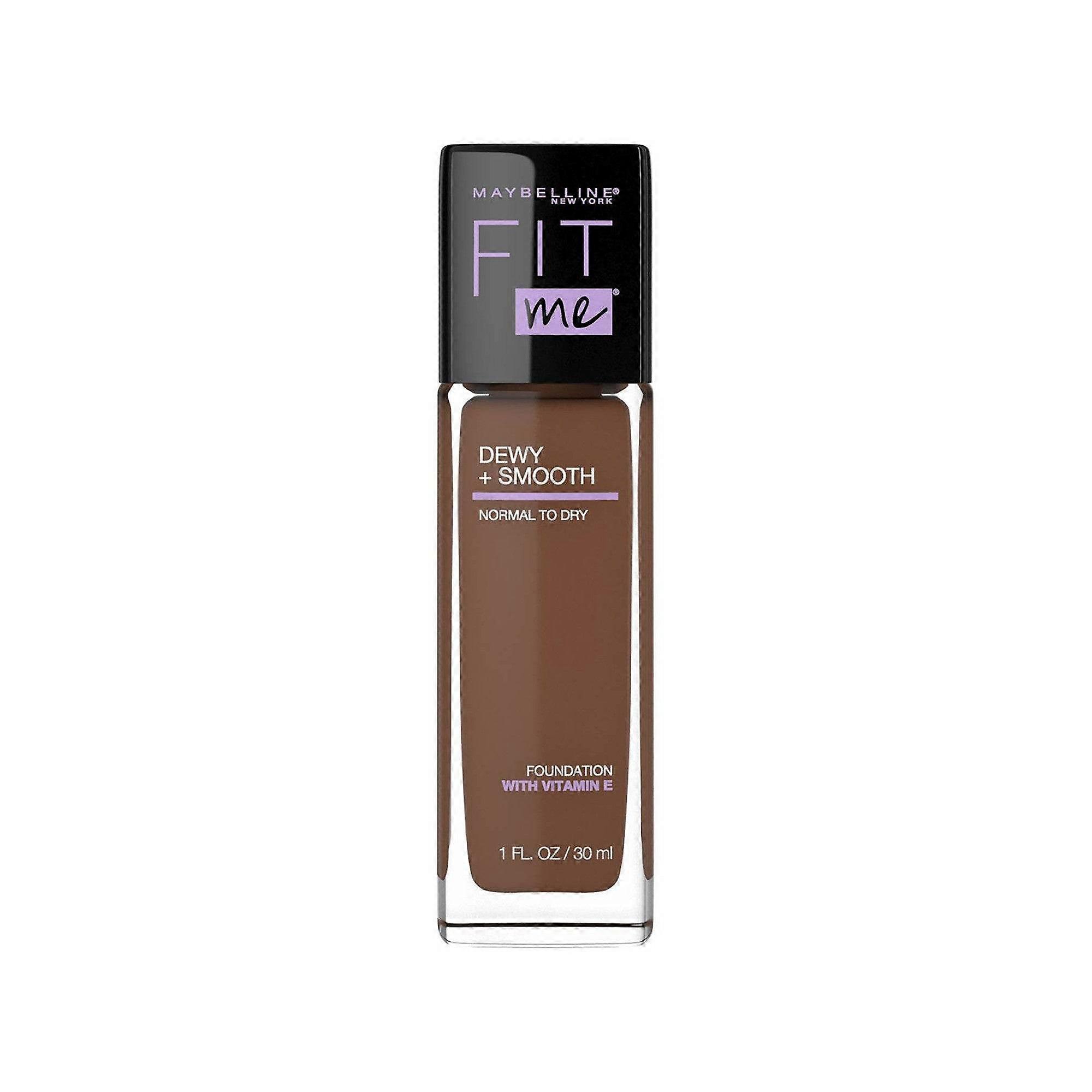 Maybelline Fit Me Dewy + Smooth Foundation, Spf 18, Cool, 375 Java, 1 Oz
