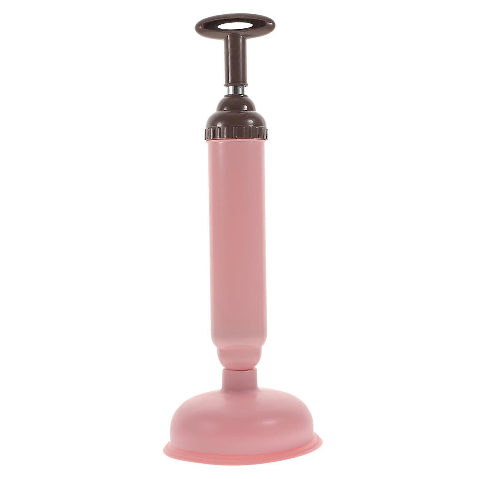 Pressure Toilet Plunger with Sink Adapter for Unclogging Drains and Removing Limescale