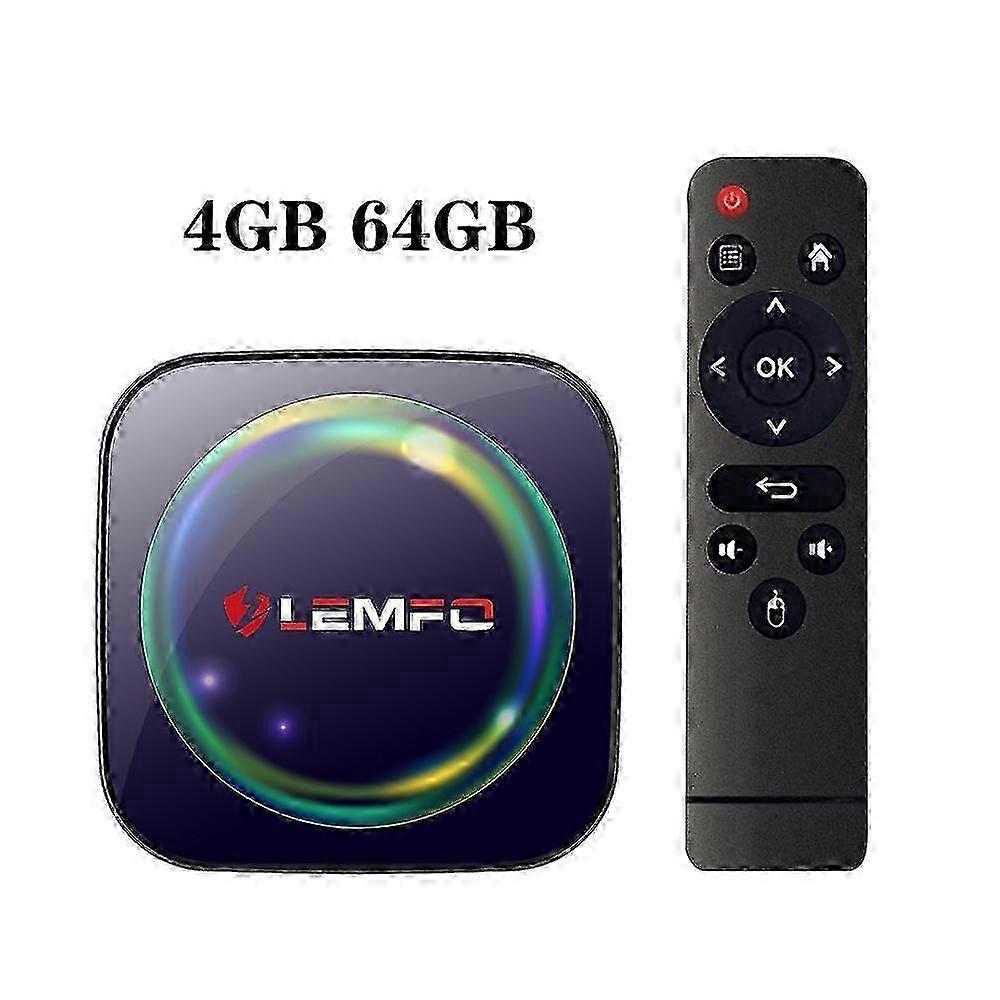 Lemfo H8S Android TV Box Android 12.0 H618 4K 4GB 64GB Set Top Box 5G Dual WIFI BT4.0 Media Player Portable Tvbox