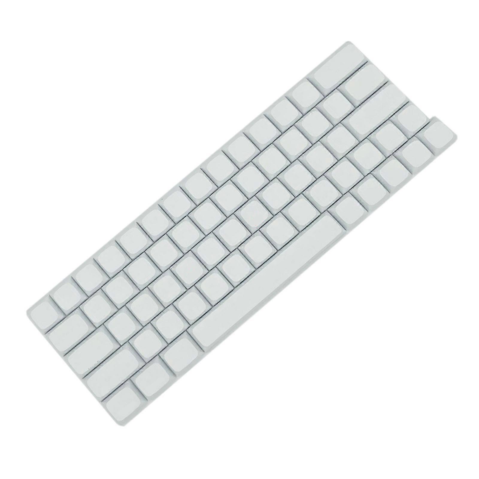 Minimalistic Blank Keycaps  64keys XDA PBT Keycaps Sublimations for Mechinery Keyboard Switches Keycap Multicolor