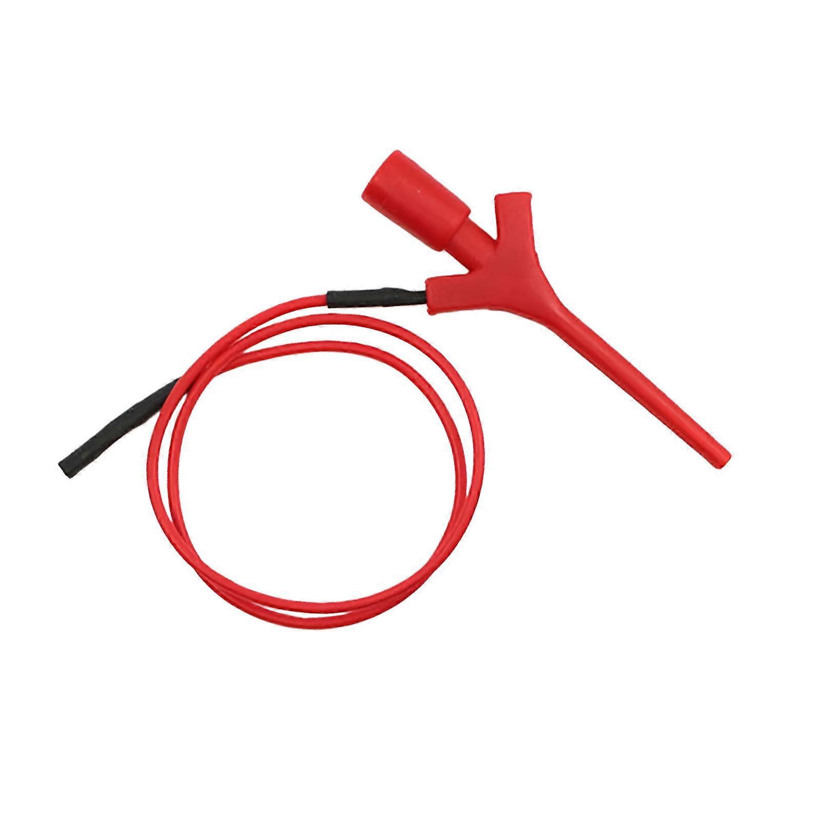 Multimeter Test Probes Kit Copper Alloy Test Hook AntiCorrosion Design Compatible for Oscilloscopes Diagnostic Tool  Red