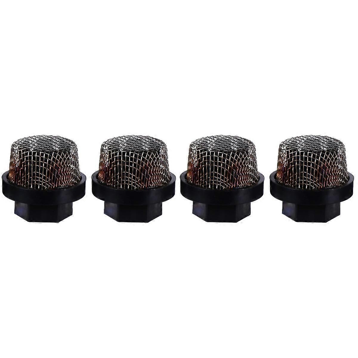 4 Pcs Thread Mesh Filter Sprayer Air Filters Hose Inlet Suction Screen Steel Wire